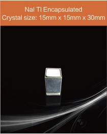 NaI Tl Scintillation Crystal, NaI Tl Scintillator, Thallium Doped Sodium Iodide Scintillation Crystal, 15mm x 15mm x 30mm